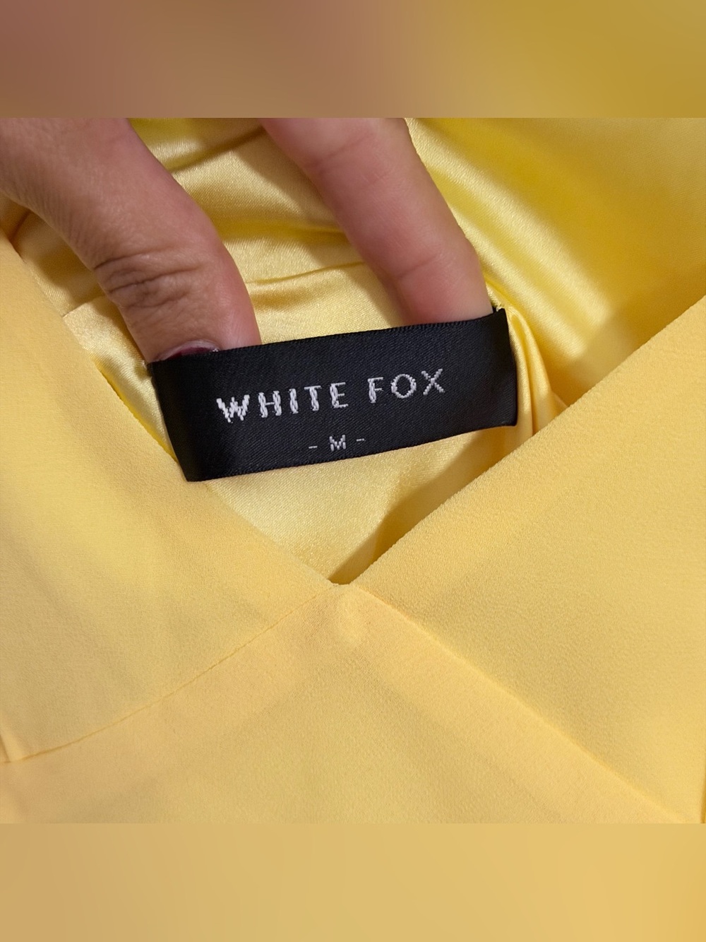 White Fox Boutique Yellow Ruffle Mini Dress - Picture 9 of 14